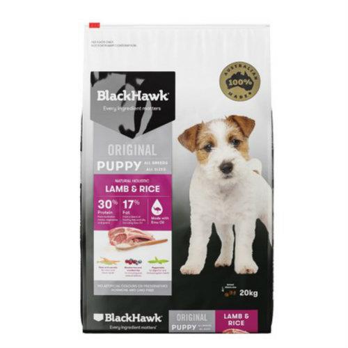 Black Hawk Dog Food Puppy Lamb and Rice 20kg