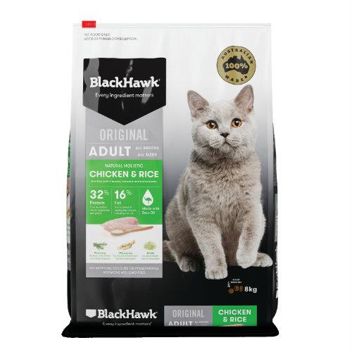 Black Hawk Adult Cat Chicken and Rice 8kg