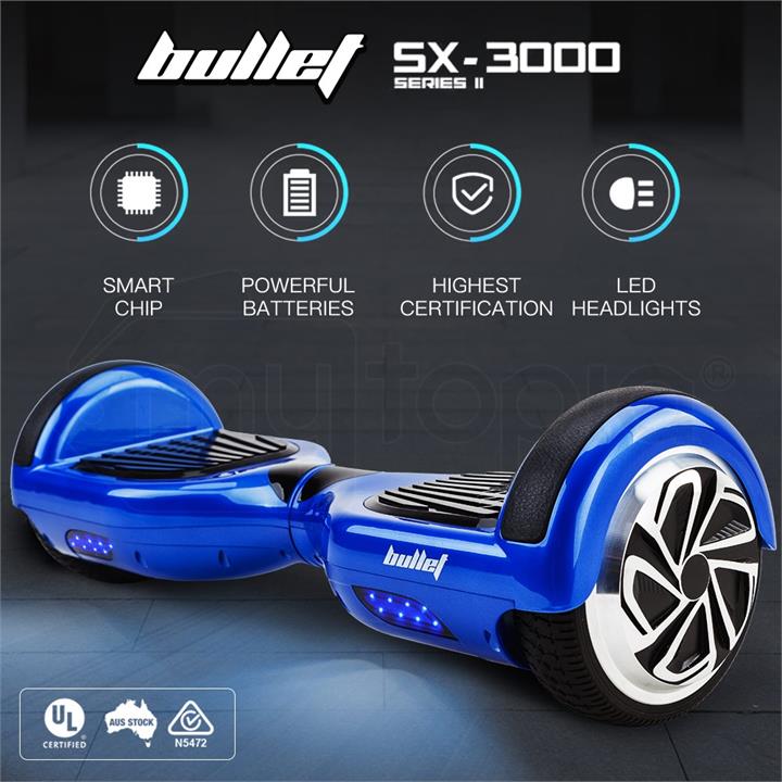 Blue Hoverboard Self Balancing Scooter- SX-3000 Series II