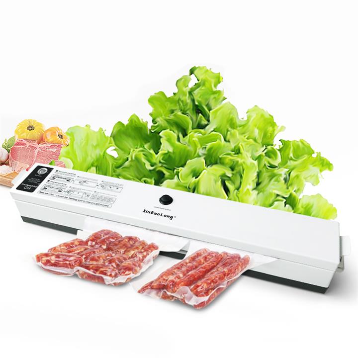 Black Household Food Vacuum Sealer Packaging Machine 110V 220V Film Seal Ring Sealer Vacuum Packer 15 Pcs bags Vacuum Sealer