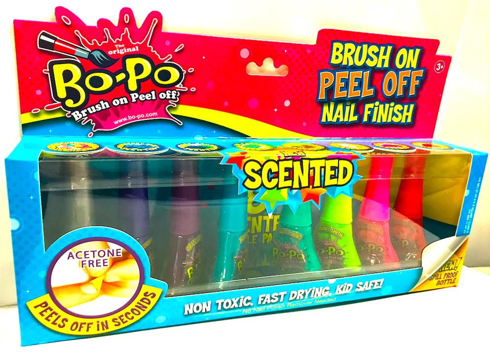 Bo-Po  Nail Polish Scented Super Pack - includes 8x colours