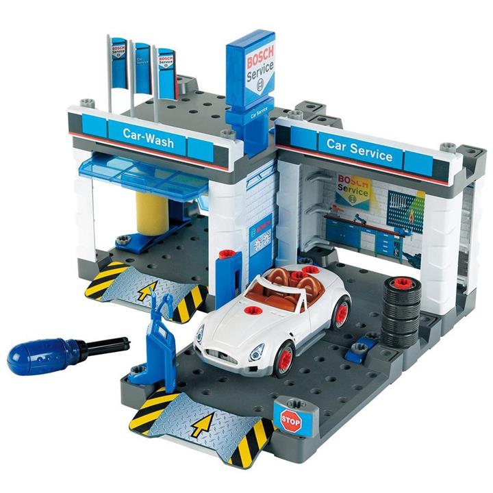 Bosch Toy Service Car Repair Station and Carwash