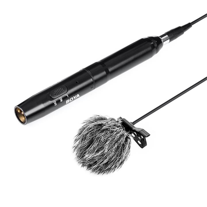 BOYA BY-M11OD Professional Omni-directional XLR Lavalier Microphone System for Interview Recording