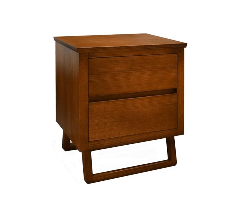 Brooklyn Custom Timber 2 Drawer Bedside Table