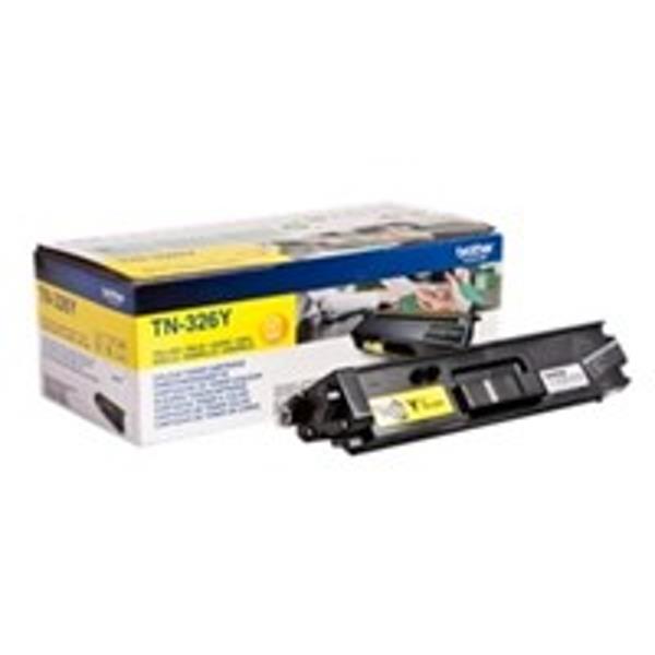 Brother TN-326Y Toner Yellow, 3.5K Pages