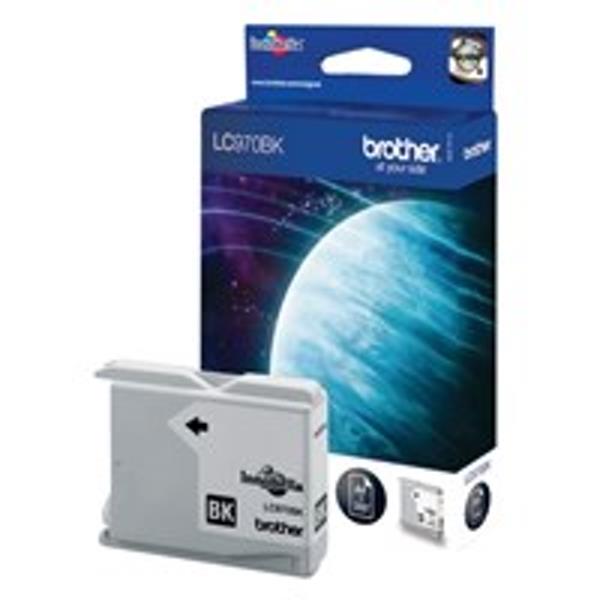 Brother LC-970BK Ink Cartridge Black, 350 Pages, 9ml