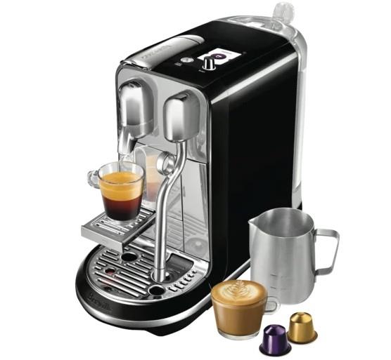 Breville - Nespresso Creatista Coffee Machine - Salted Liquorice Black