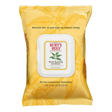 Burt's Bees Sensitive Facial Cleansing Wipes x 30