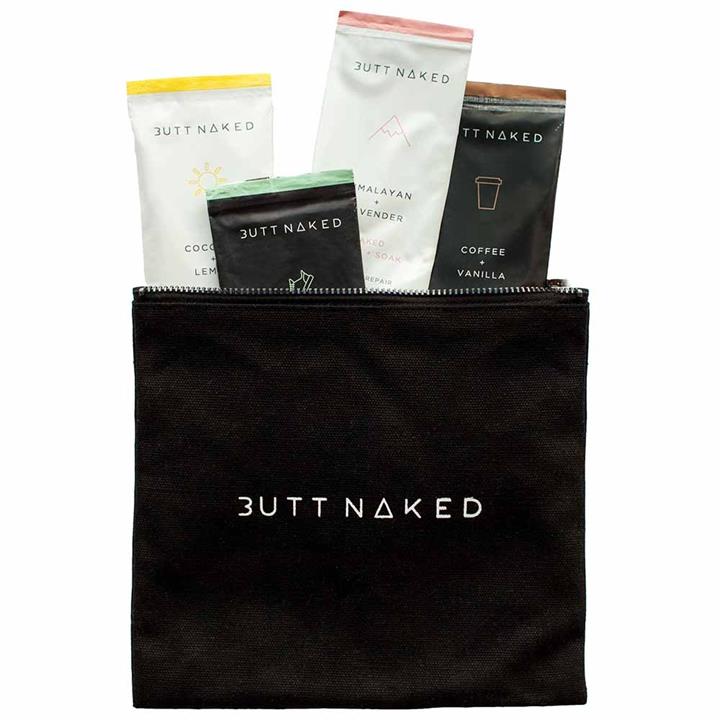 Butt Naked Travel Pack Body Scrubs (4 Scrubs)