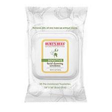 Burt's Bees Sensitve Facial Cleansing Wipes 30pk