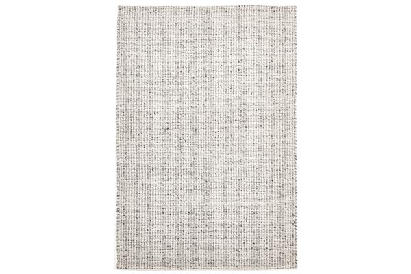 Carlos Felted Wool Rug Grey Natural 225x155cm