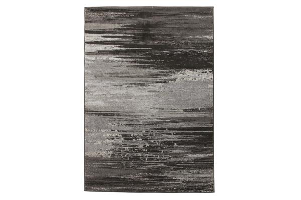 Calvin Stunning Charcoal Grey Rug 330x240cm