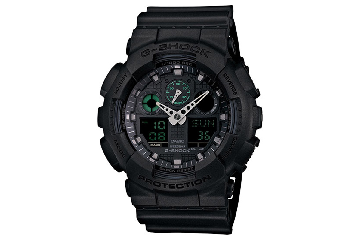 Casio G-Shock Ana-Digital Watch - Matte Black (GA100MB-1A)