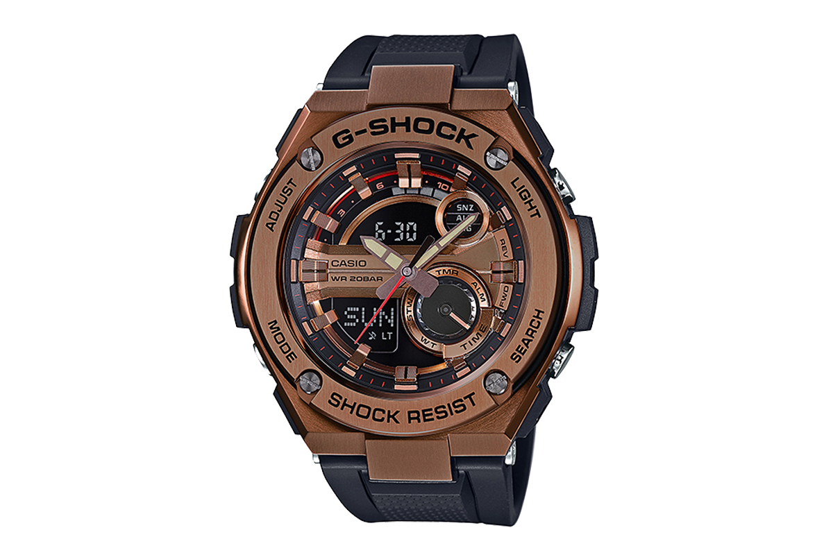 Casio G-Shock G-Steel Ana-Digital Watch - Gold (GST210B-4A)