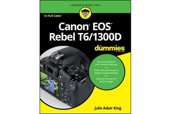 Canon EOS Rebel T6/1300D For Dummies