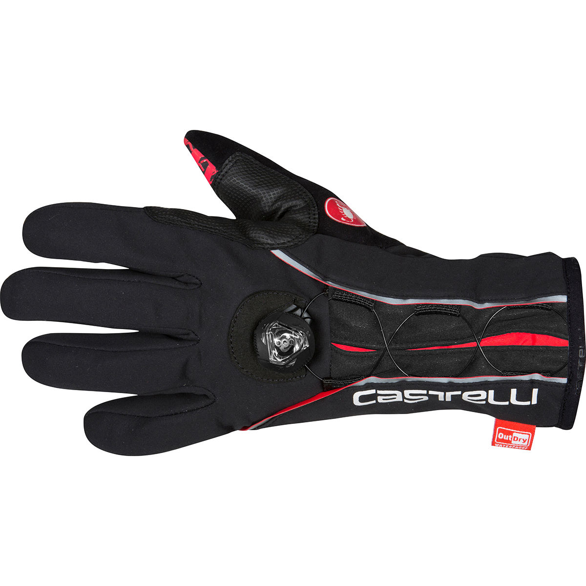 Castelli Boa Gloves - Black/Red Black | Winter Gloves