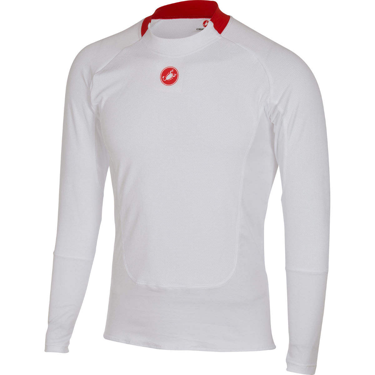 Castelli Prosecco Long Sleeve Base Layer - Extra Extra Large White