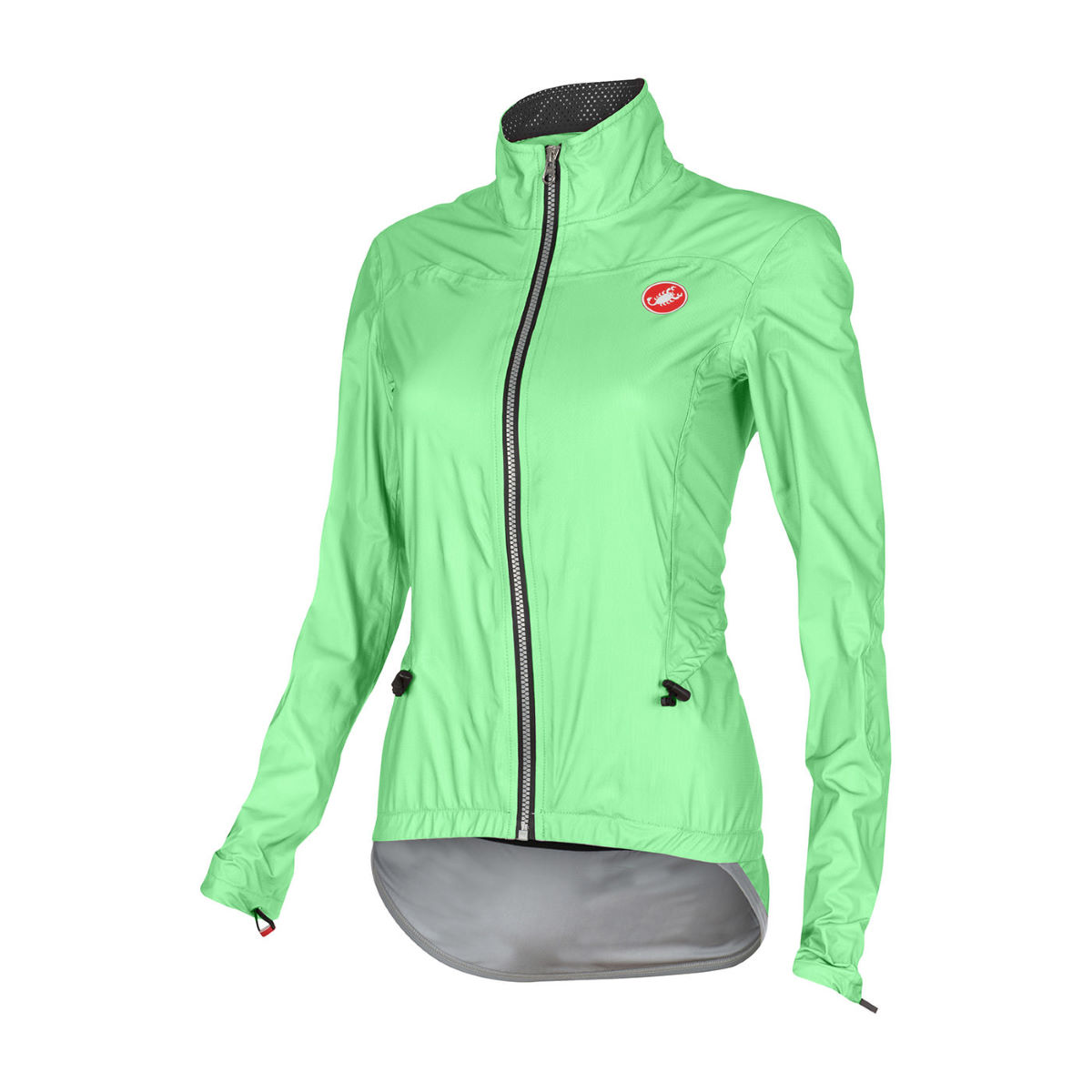 Castelli Women's Donnina Rain Jacket - X Small Green Fluo