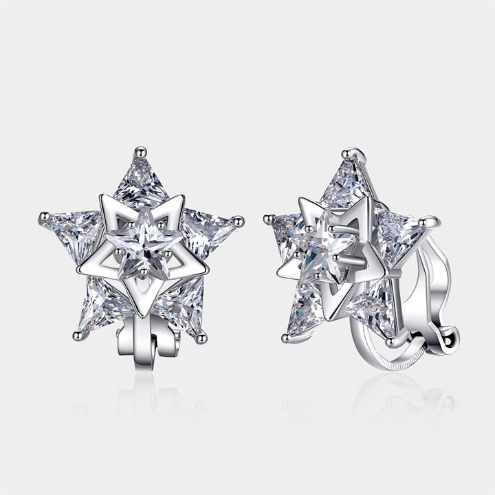 Caromay Stars Bay Silver Earrings (E0938)