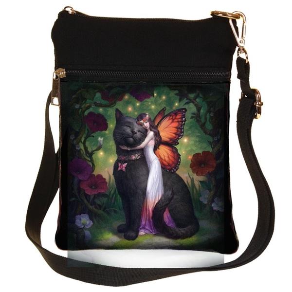 Cat And Fairy Shoulder Bag