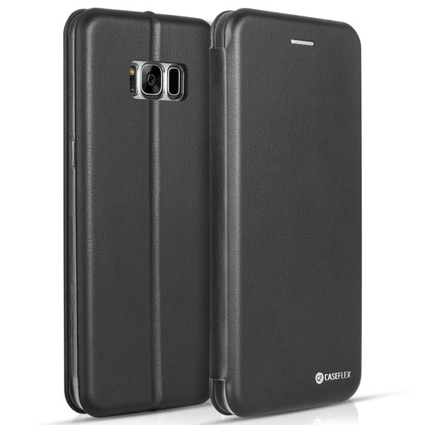 Caseflex Samsung Galaxy S8 Plus Snap Wallet Case - Black (retail Box)