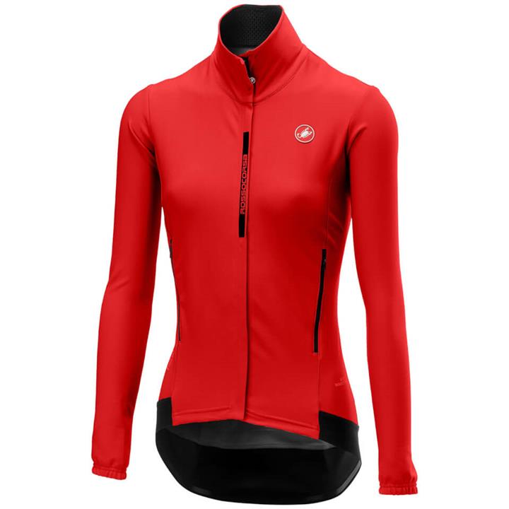 Castelli Women's Perfetto Long Sleeve Jersey - Red - XS - Red/Black