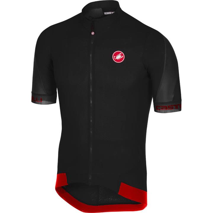 Castelli Volata 2 Jersey - Light Black/Anthracite - S - Black/Anthracite