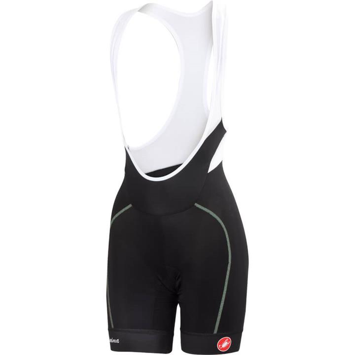 Castelli Women's Velocissima Bib Shorts - Black/Pastel Mint - M - Black/Pastel Mint