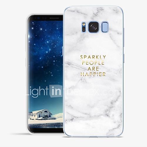 Case For Samsung Galaxy S8 Plus S8 Pattern Full Body Cases Word / Phrase Marble Soft TPU for S8 Plus S8 S7 edge S7 S6 edge plus S6 edge S6