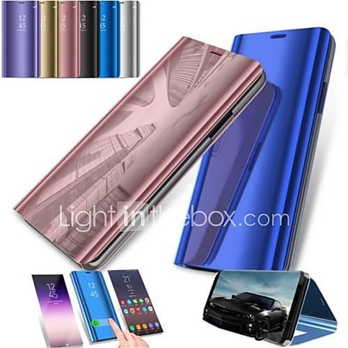 Case For Samsung Galaxy S9 S9 Plus with Stand Mirror Full Body Cases Solid Color Hard PC for S9 Plus S9 S8 Plus S8 S7 edge S7 S6 edge S6