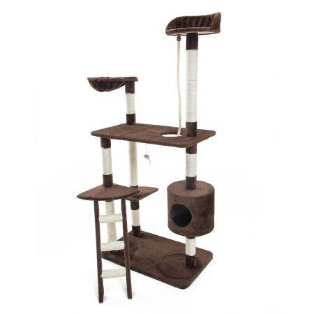 Cat Tree Scratcher FUJI 158cm - Brown