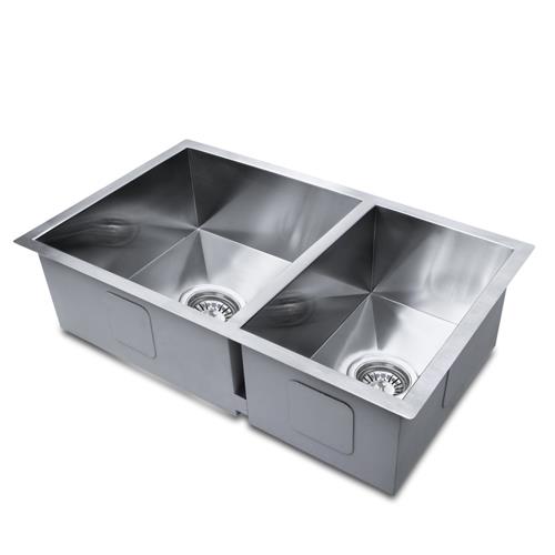 Cefito Square Stainless Steel Sink Laundry Kitchen 715x450mm 1mm Thick