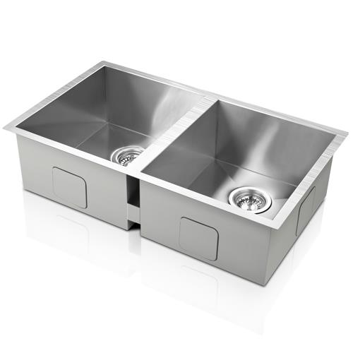 Cefito Square Stainless Steel Sink Laundry Kitchen 770x450mm 1mm Thick