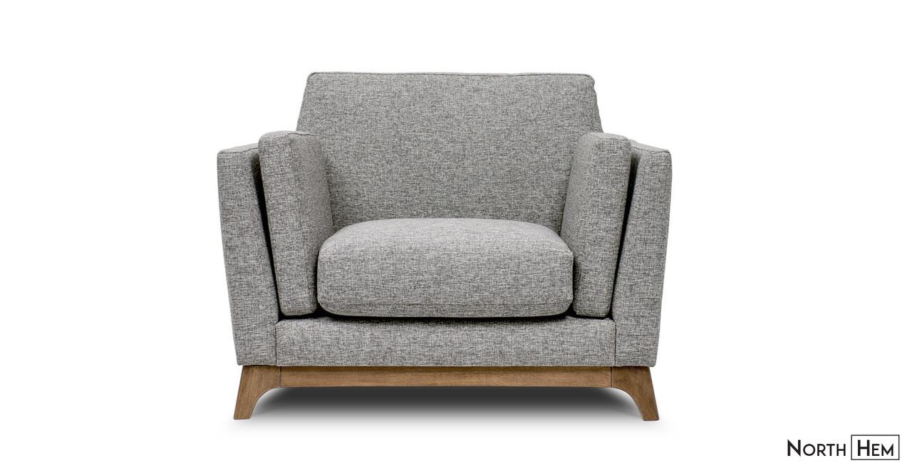 Ceni Lounge Chair | Pebble Grey