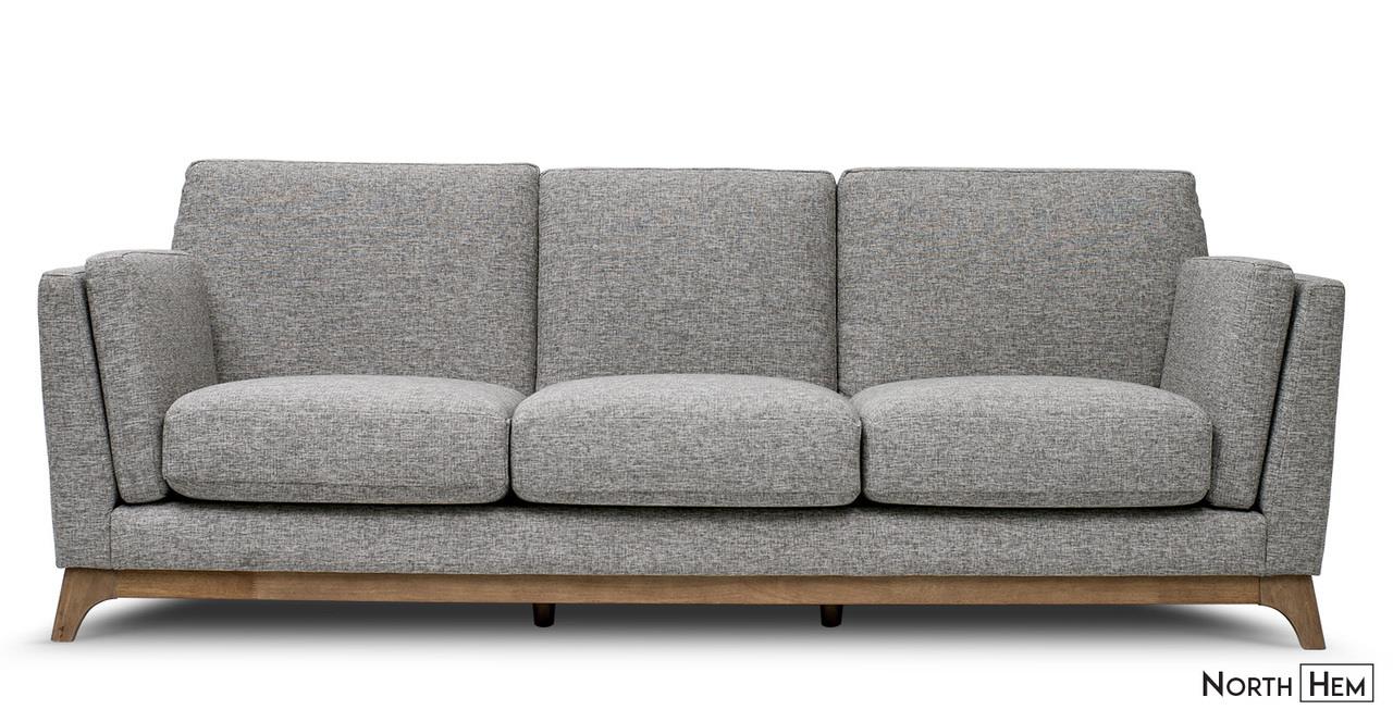 Ceni  3-Seater Sofa | Pebble Grey