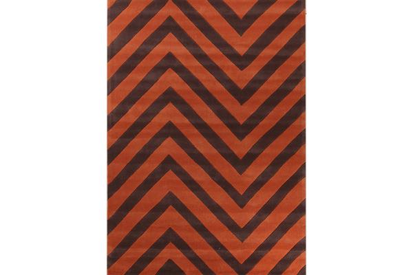 Chevron Jaffa Orange Rug 280x190cm