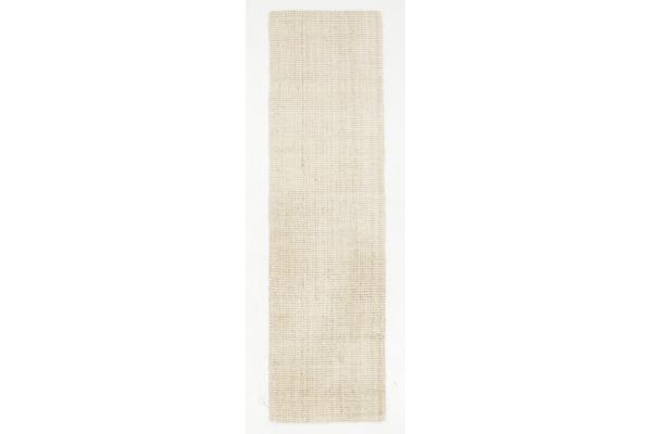 Chunky Natural Fiber Barker Bleach Rug 300x80cm