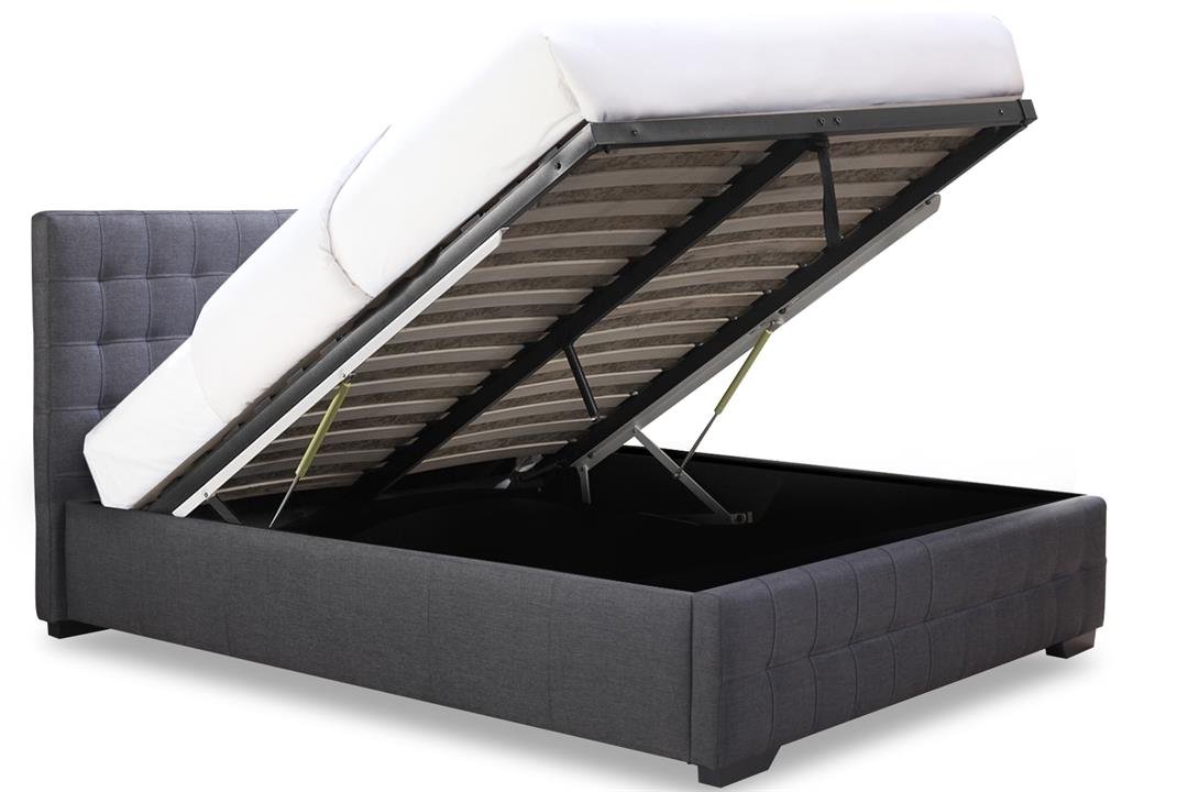 Charlotte Gas Lift Fabric Bed Frame