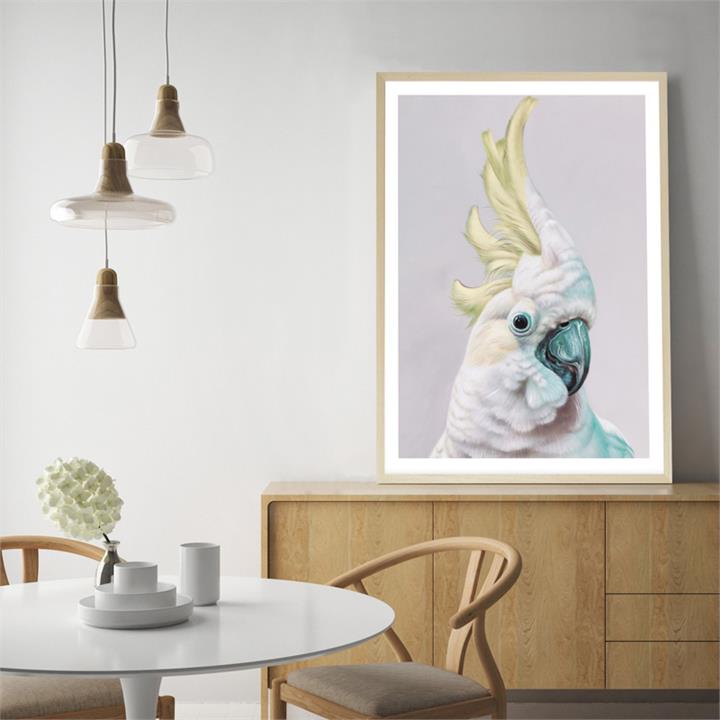 Charlie The Cockatoo Art Print | Various Sizes