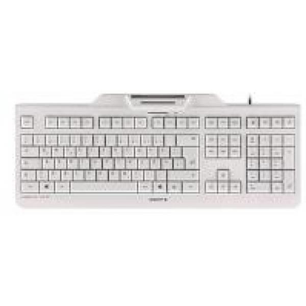 Cherry Kc 1000 Sc Wired Usb Keyboard Grey (uk Layout)