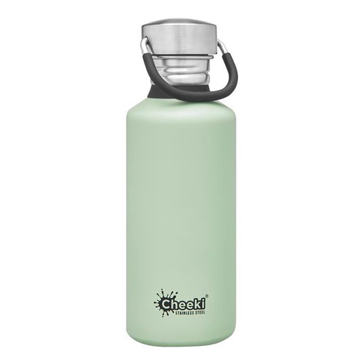 Cheeki Single Wall Water Bottle 500ml - Pistachio