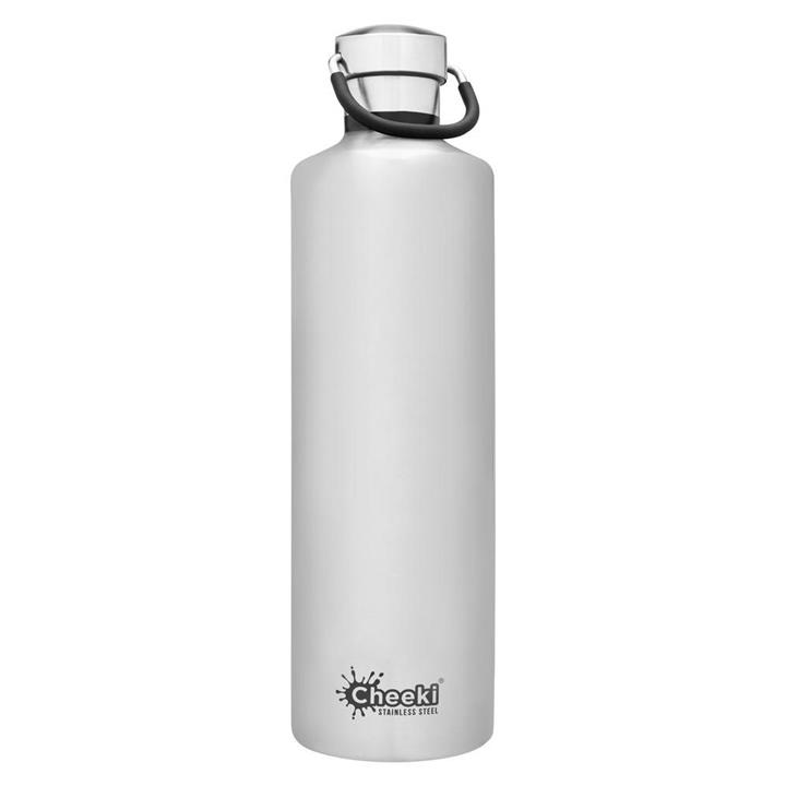 Cheeki Insulated Water Bottle 1L - Silver