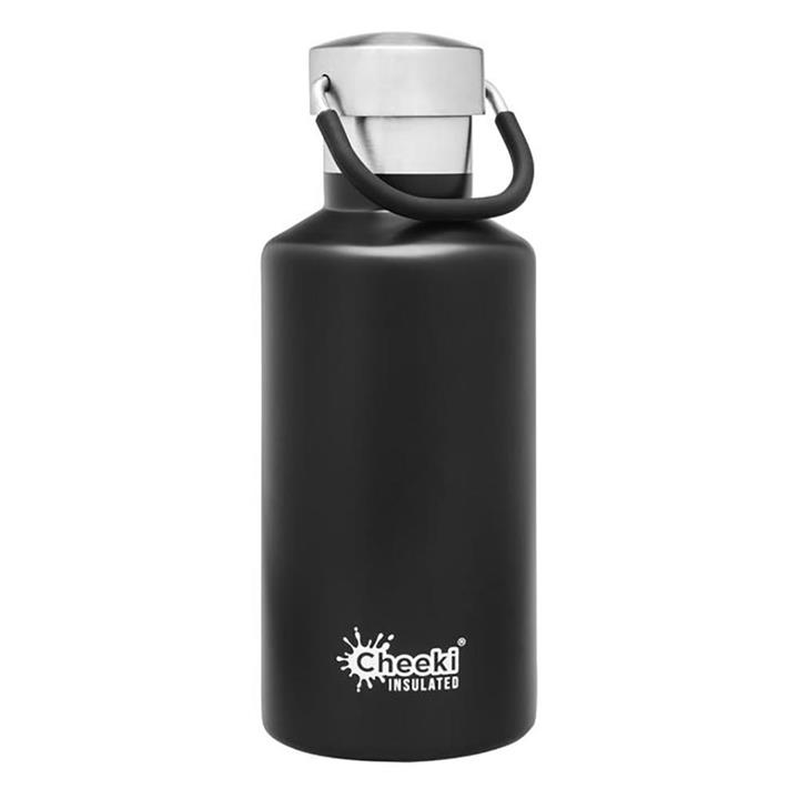 Cheeki Insulated Water Bottle 400ml - Matte Black