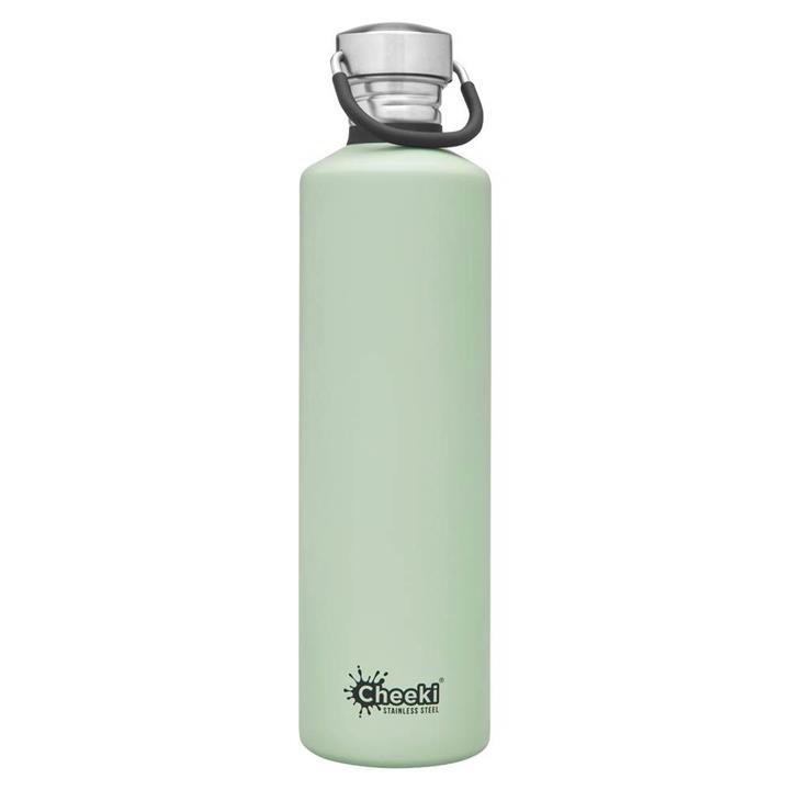 Cheeki Single Wall Water Bottle 1L - Pistachio