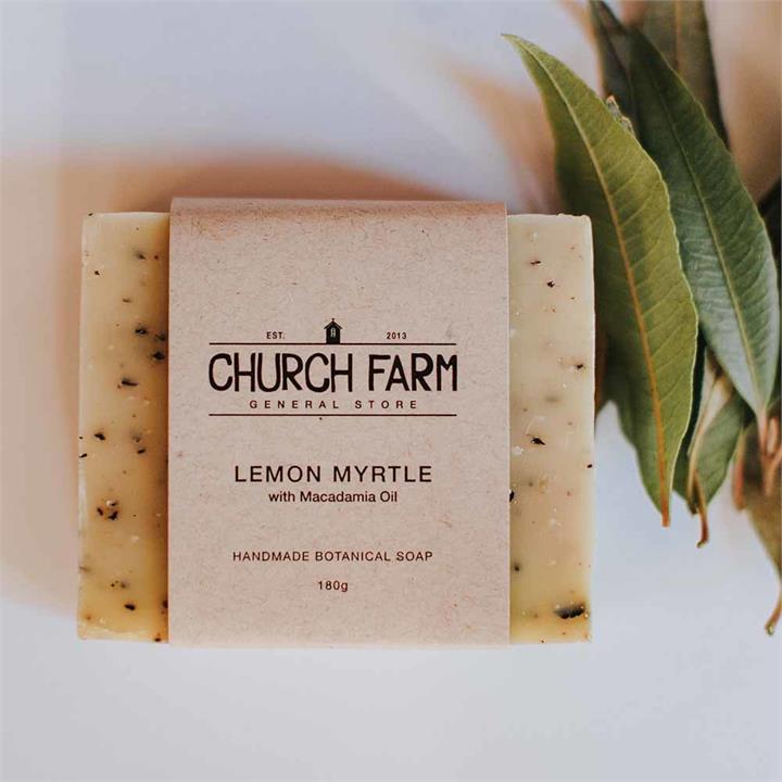 Church Farm Lemon Myrtle Handmade Soap (180g)