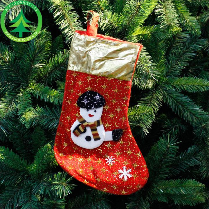 Christmas Decorations  2017 Christmas Stocking Clthes Santa Socks Christmas Gift For New Year Candy Gift Bags For Kids