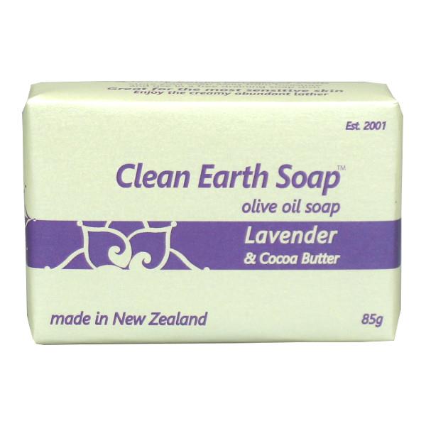 Clean Earth Soap Lavender & Cocoa Butter Bar 85gm