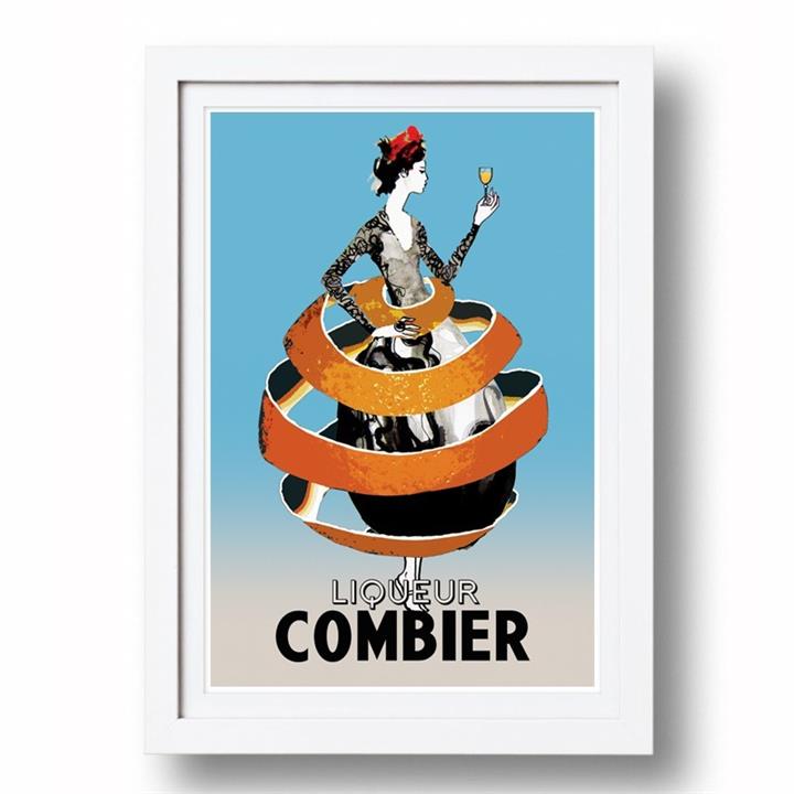 Classic Combier Poster | Signed, Artist's print by Sarah Carter-Jenkins