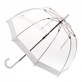 Clifton Umbrella Birdcage Clear/White