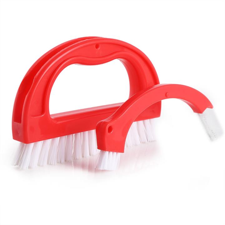 Cleaner Brush Tile Joint Cleaning Scrubber Brush with Nylon Bristles Set for Shower Floors Kitchen and Other Household